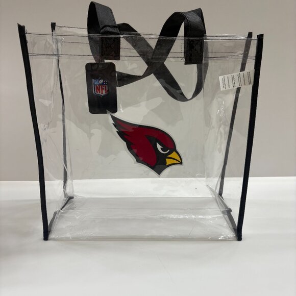 Arizona Cardinals Official NFL Clear Tote - Stadium Approved - NWT - Picture 2 of 5